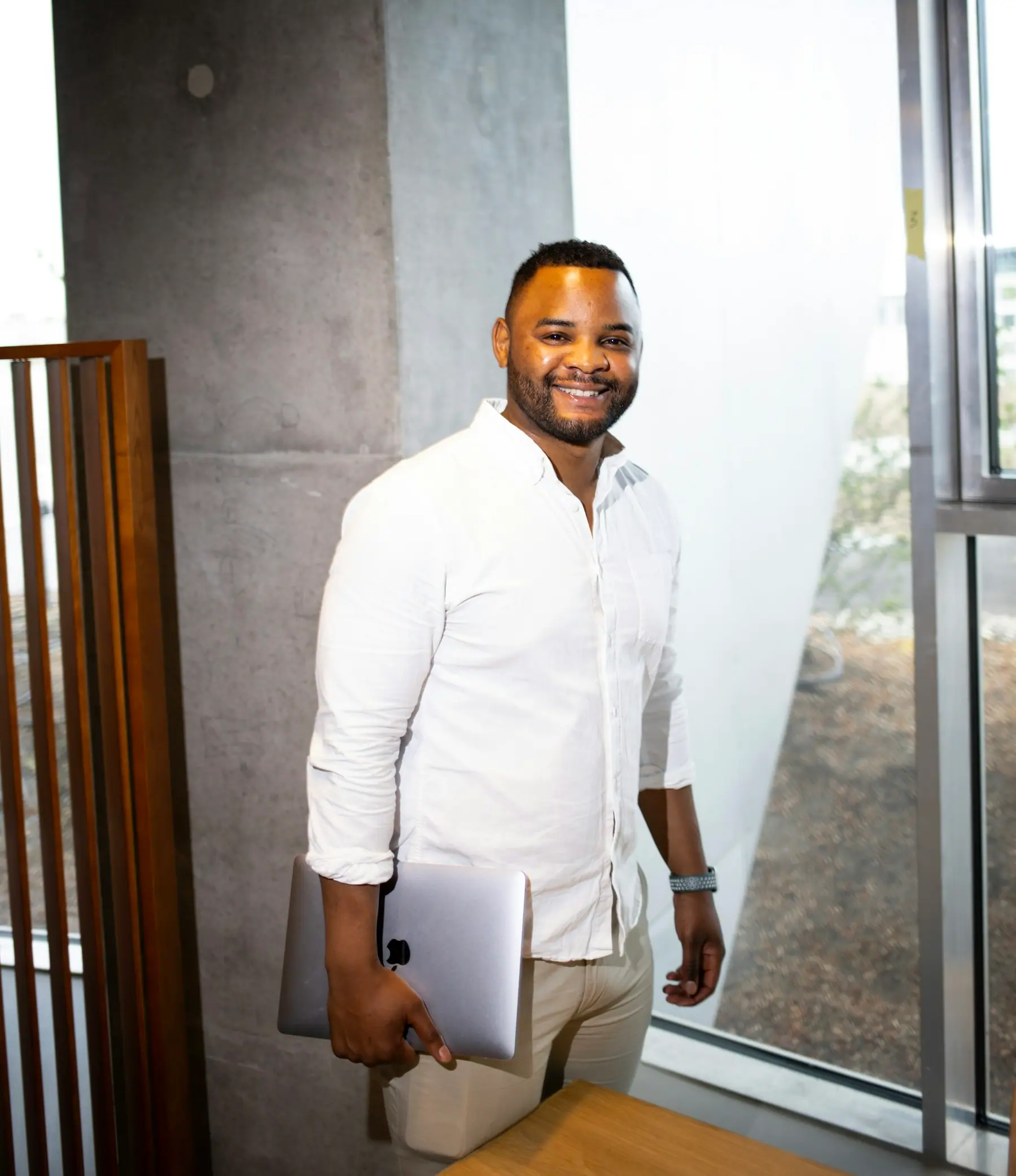 Business owner in a modern office
